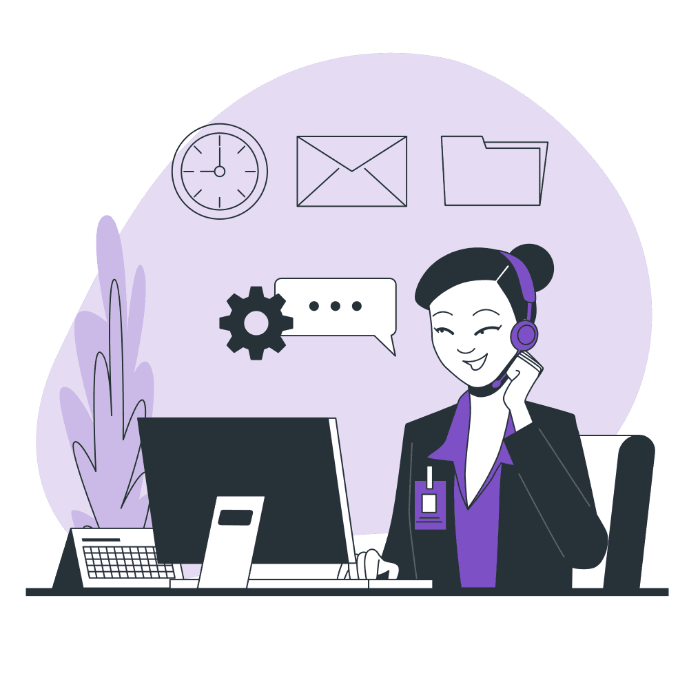 Contact us illustration